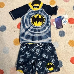Brand New Batman Rash Guard - Size 3T